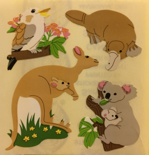 SANDYLION AUSTRALIAN ANIMALS STICKERS