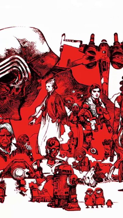 gffa:Star Wars: The Skywalker Saga | Japanese Scroll Art