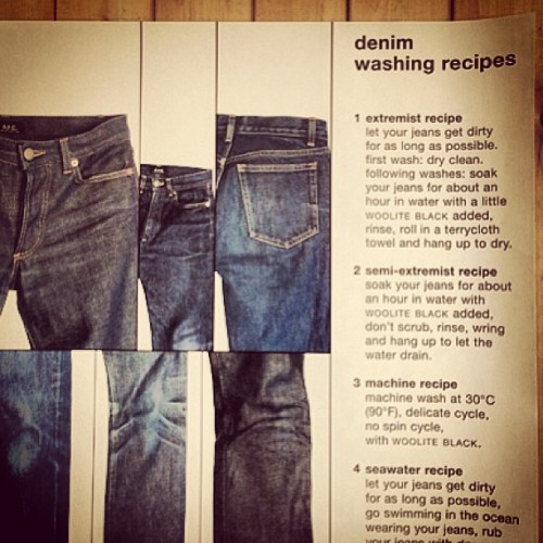 Thanks #APC #denim #fashion #khalidandaleks #jeans #menswear #womenswear