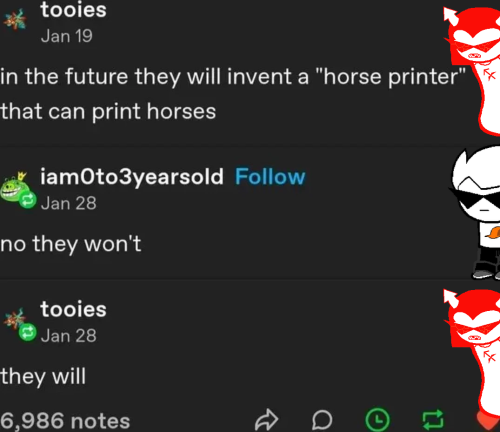 Horse Printer.