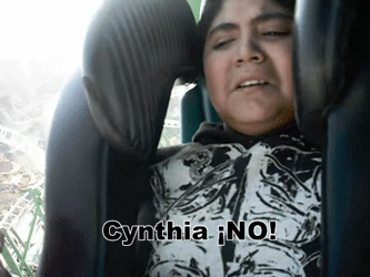 chilewebeopuntocom:  … Y Cynthia luego subio el video