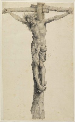 amare-habeo:   Matthias Grünewald (German, 1475 -1528) Crucifixion, c. 1520 Pencil on paper 