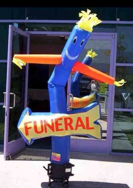 darkinternalthoughts:  ruinedchildhood: Putting the ‘Fun’ in ‘Funeral’ See