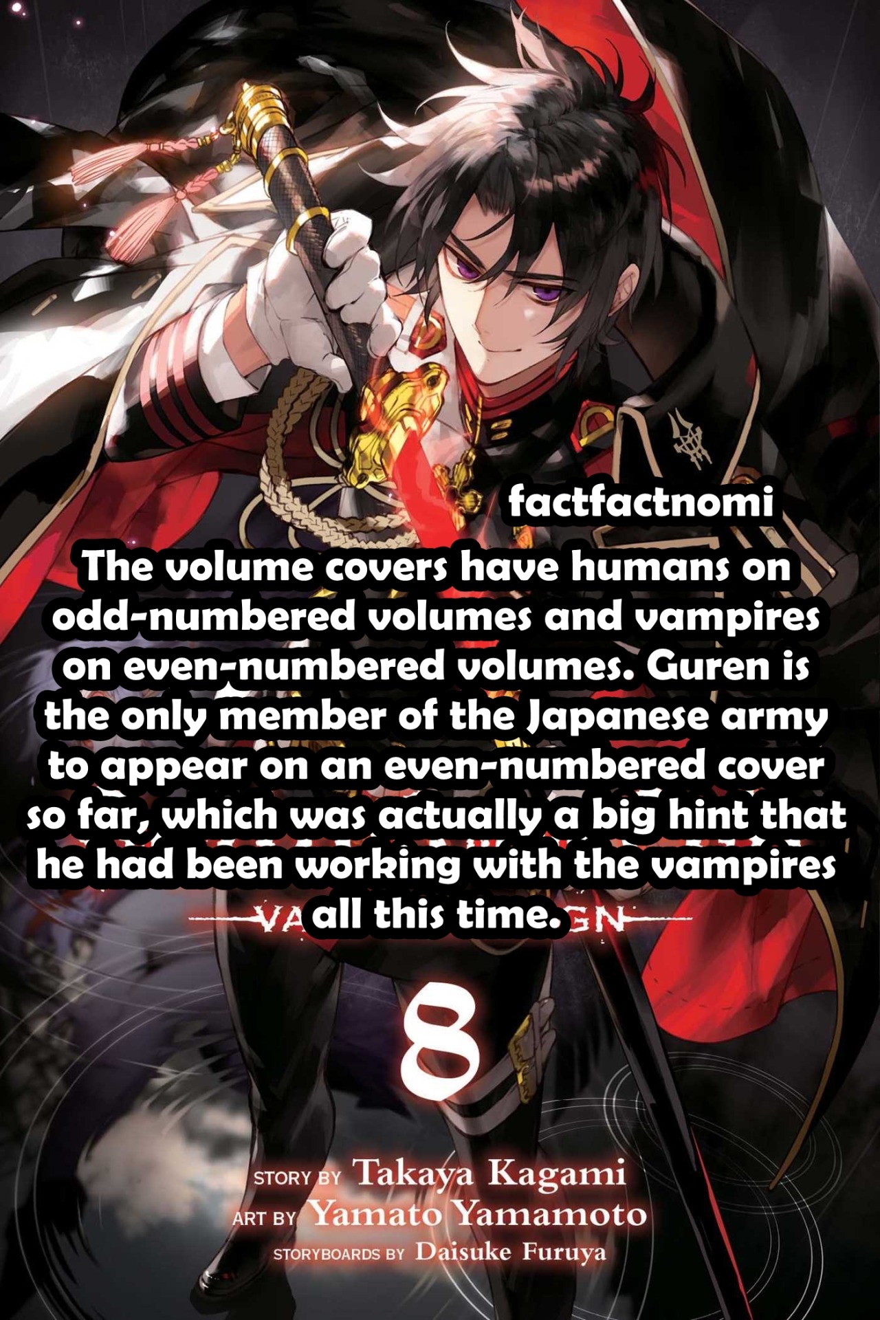 Anime Facts Curators - The volume covers have humans on odd-numbered...