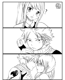 smaliorsha:  ^ Me if Mashima going to do the shadow bs again. Not going to deal with that.This lovely scene was in one of my fav mangas and I really wanted to see Nalu in this.Inspired: https://www.youtube.com/watch?v=pvP_OwVSFpk   this song really