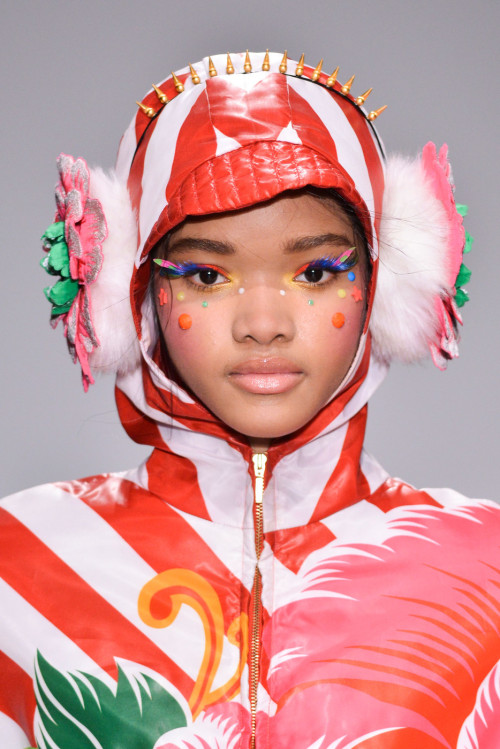 deactivatedmichiko-malandro:  Iesha Hodges @ Manish Arora FW14 