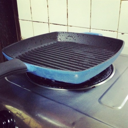 Got myself a new #castiron #grillpans for my #porkchop #fatkidgoespaleo #paleo #paleodiet #paleohunt