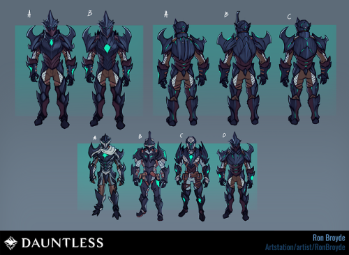 Here’s some concept work I did for Dauntless