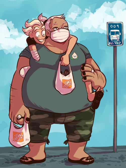 hospitalvespers:roadhog probably only wears flippy floppies made of old tires coz his feet are too b