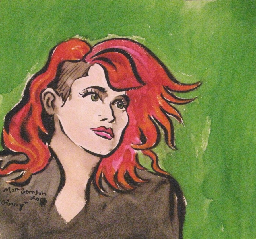 Ink and watercolor on paper, 11&quot;x14&quot;, Matt Bernson 2013 These are