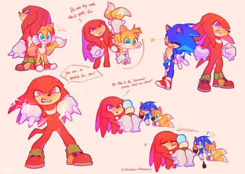 So I watched Sonic movie 2 last week and I guess I simp for Knuckles now…?