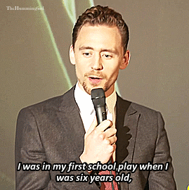 ‘I was always in school plays.’