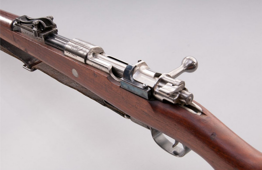 peashooter85:  An excellent condition Model 1909 Peruvian Mauser bolt action rifle.