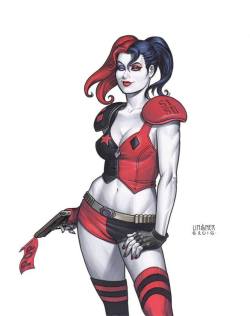 comic-book-ladies:  Harley Quinn by Joseph