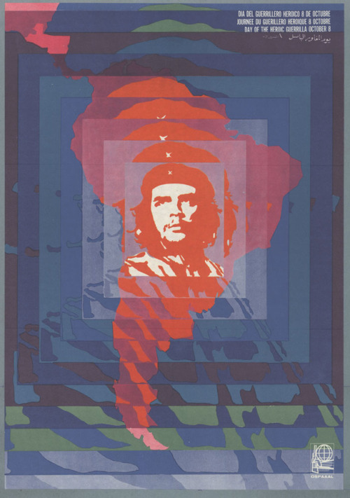 Campaign to liberate Latin America from American imperialism. OSPAAAL, Elena Serrano, 1968