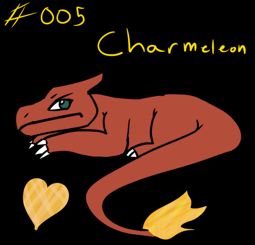 Badly Drawn Pokemon Challenge #5 of 898Charmeleonwho woke up the boi