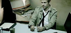 nomabankss:  BEST OF 2014 | [2/9] MALE CHARACTERS↳ John Constantine (Constantine)  My name is John Constantine. I’m the one who steps from the shadows, all trenchcoat and arrogance. I’ll drive your demons away, kick them in the bollocks and spit
