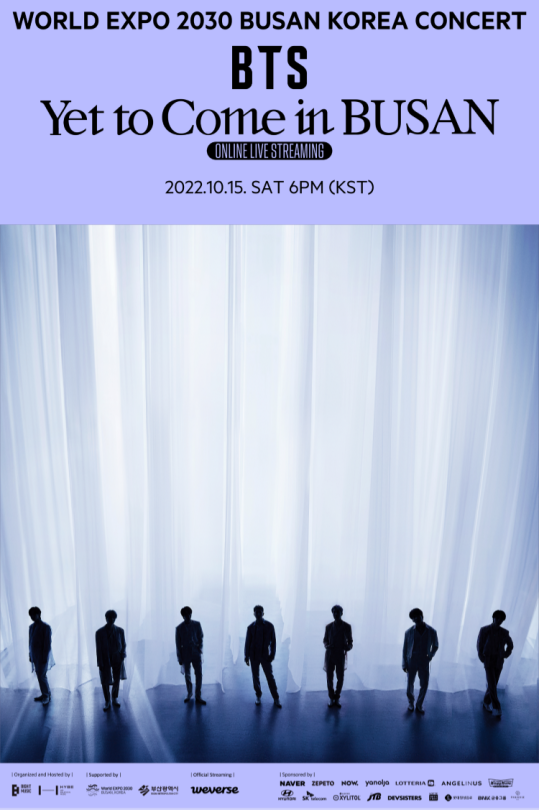 BTS Yet To Come Concert Live Streaming