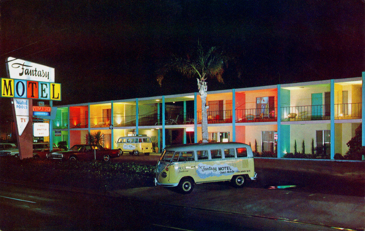 living70s:  Fantasy Motel, Anaheim, California, 1960s 