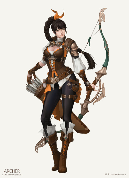  Character Concept Art - [ Archer ]DaHye Choihttps://www.artstation.com/artwork/Vgb5vg 