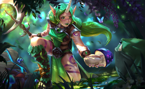 Soraka Dryade  Nicolas Aucher-farguewww.artstation.com/artwork/Poxe94 