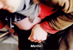 sirmorgan:Arthur saying Merlin’s name throughout the years.