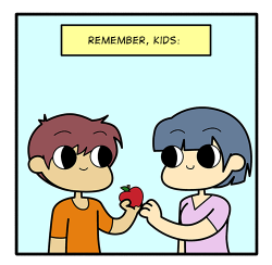 doodleforfood:  If you hang up apples in