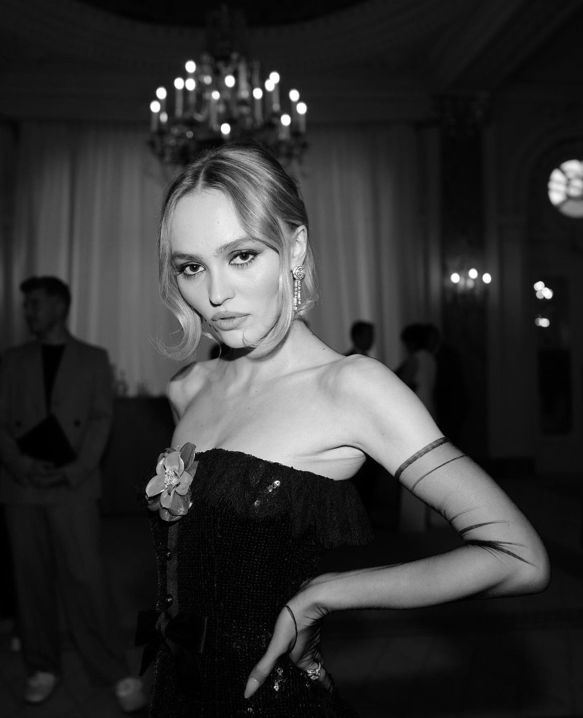 Lily-Rose Depp has worn a little black dress every day at Cannes so far