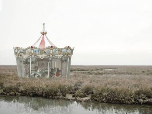 verysharpteeth:Abandoned carousels are Bradbury-esque nightmare fuel. By which I mean they’re awesom