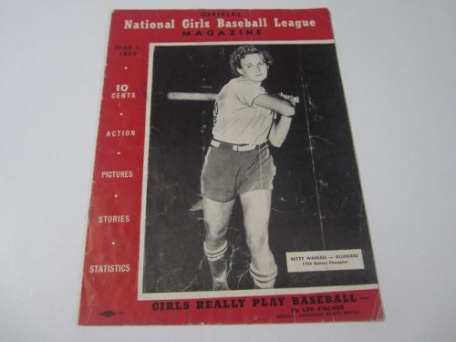 National Girls Baseball League Magazine, Thursday, June 1, 1950Be sure to tag us if you use our phot