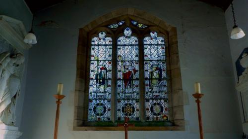 Inside Harpham Village Church, East Riding of Yorkshire, England.