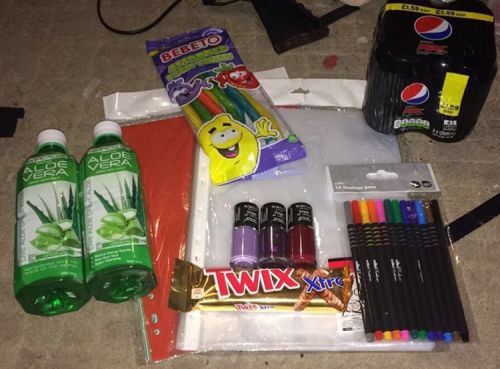 Shopping hauls are still a thing, right? #wat #shopping #nailpolish #dietcoke #sweets #stationary #h