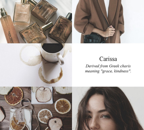 Aesthetic name: Carissa, requested by sereindepity