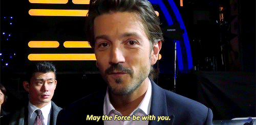wynonasrider: Felicity Jones and Diego Luna at the premiere of Rogue One: A Star Wars Story in Tokyo, Japan, December 08, 2016 {x}