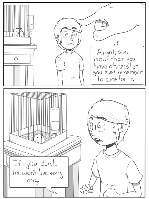 diffycomic:  New Pet This is pretty much what I think youngens keep in mind when they get their first pet. Hope you enjoyed. -ZeDiffy 