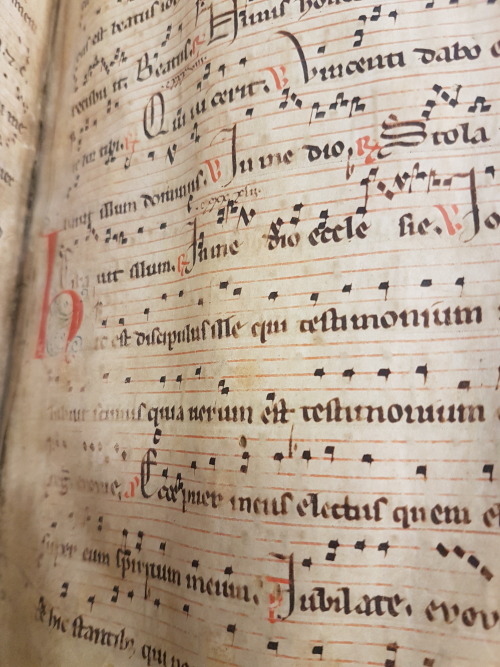 Ms. Codex 1590 -[Antiphonary: use of Lyon]This gorgeous manuscript is a secular antiphonary for litu