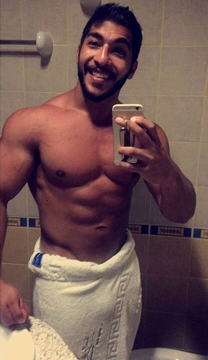 arabfitnessgods: Bulging Jock Spotted. Meet Omar. He is a Jordanian Stud based here in Dubai. I alwa