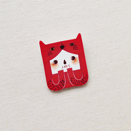 Shrink Plastic Brooch //minifanfan