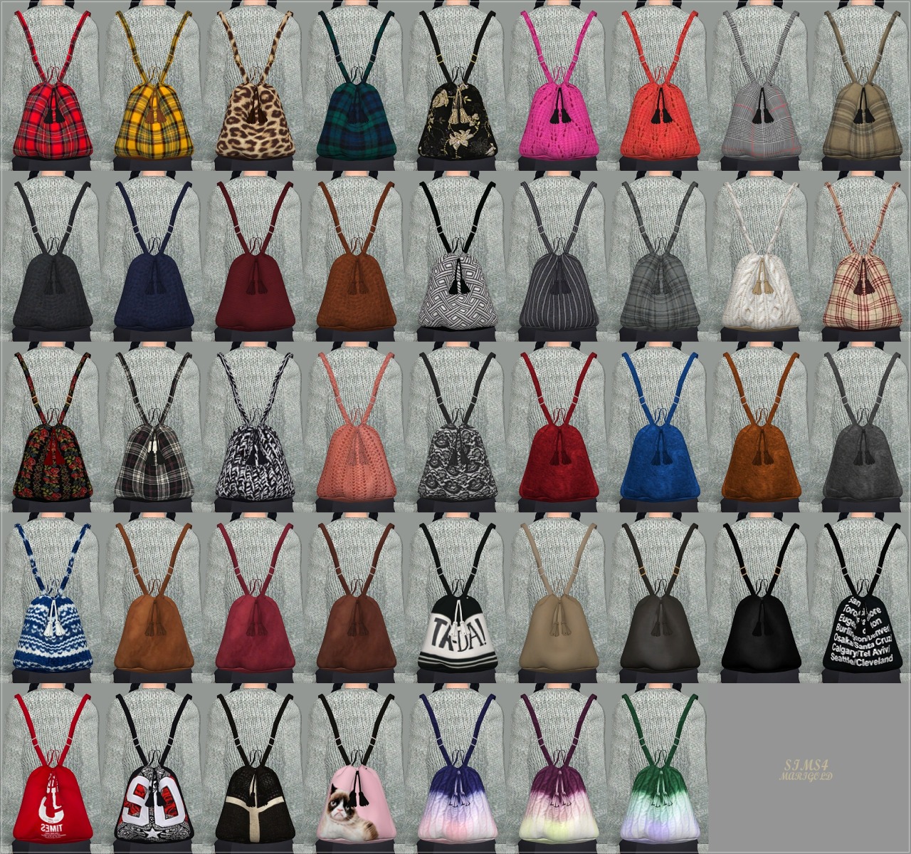 Аксессуары 4 букв. SIMS 4 рюкзак. SIMS 4 Backpack by Marigold. Сумки SIMS 4. Сумка аксессуар симс 4.