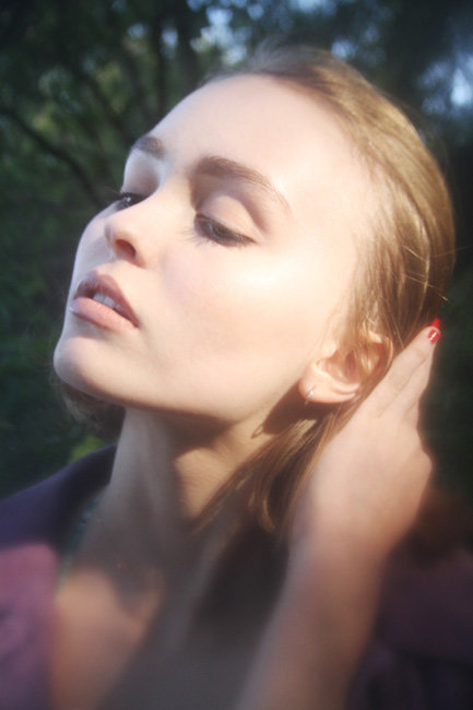taces:  Lily-Rose Depp shot by Dana Boulos for Oyster  