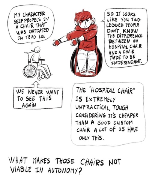 calvin-arium:It’s here !! The guide for two-legged people who don’t know how to draw wheelchairs !!!