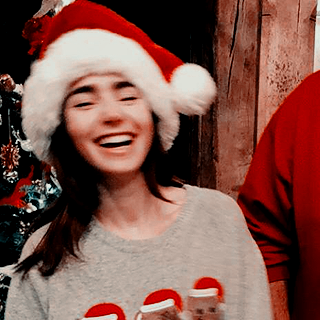 klhicons: **christmas ** lily collins iconslike if you save[kat mcnamra christmas icons]