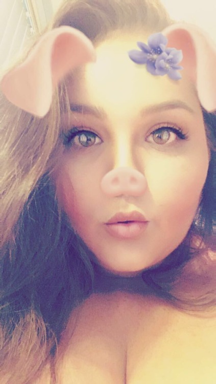 When Snapchat gives you a sexy pig filter, adult photos