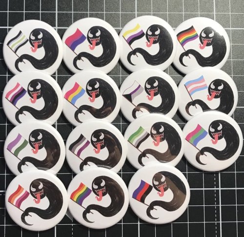 lemonmangosorbet:I currently have 15 different pride flag designs for my Venom Pride noodles - if 