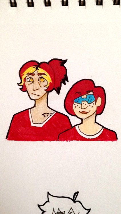 Really diggin red today.Also @your-next-top-bookwriter it&rsquo;s been too long since I last drew th