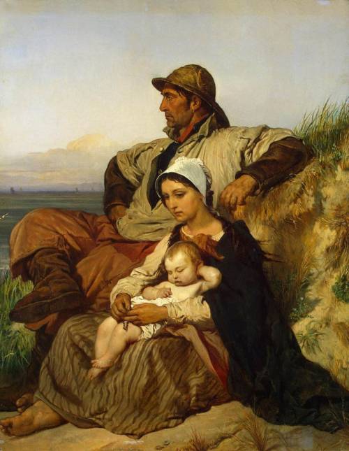 Fisherman’s Family, Louis Gallait, 1848