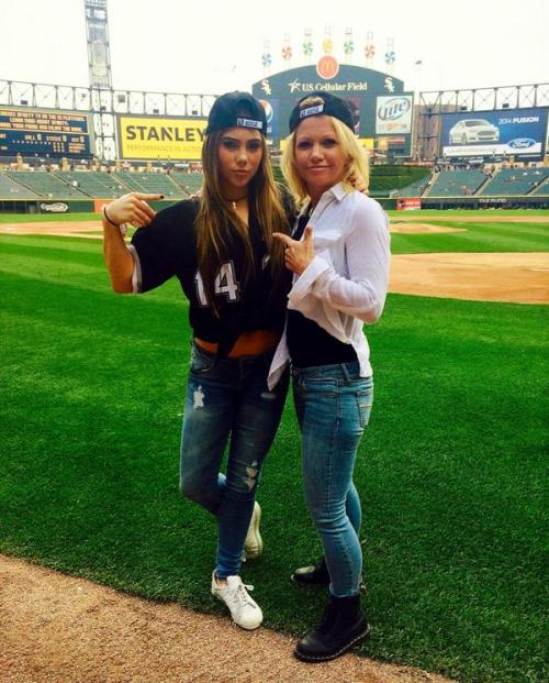 McKayla at White Sox game tonight in Chicago.Credit: Chicago White Sox