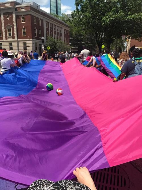 stilesisbiles - Another post of giant bi pride flags! 