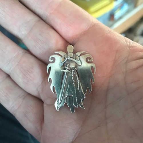 Look what I found! This is the first design I made for the Angel Raziel holding the Mortal Instrumen
