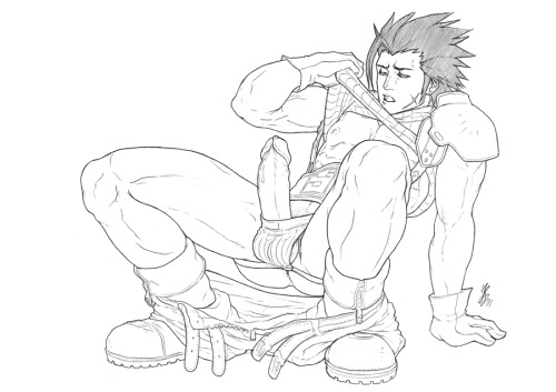 sketchzoid:  SOLDIER You’d think I would’ve done Sephiroth by now. :)) 